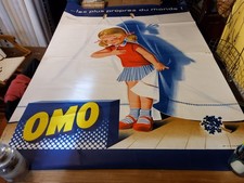 ORIGINAL VINTAGE POSTER/AFFICHE ANCIENNE OMO by Francis Giletta