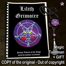 Antique Book Magic Esoteric Manuscript Occultism Witchcraft Lilith Grimoire Goth