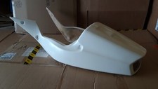 Pannello carena sedile superiore posteriore Kawasaki ZXR750 1991 fibra di vetro bianco nuovo 