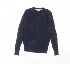 Maglione pullover da uomo blu