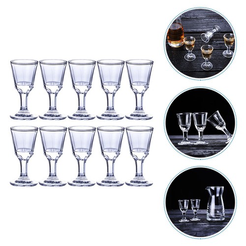 Pcs glass cup goblet - 10,