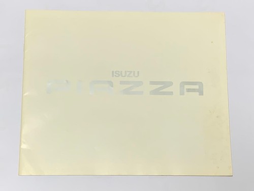 Isuzu piazza catalog - isuzu,