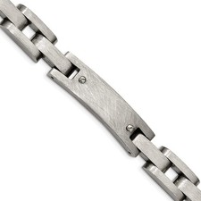 Bracciale acciaio inox - in,