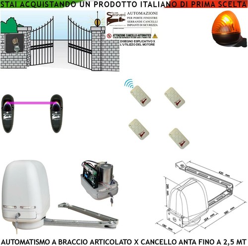 Kit automazione bracci - automazione,