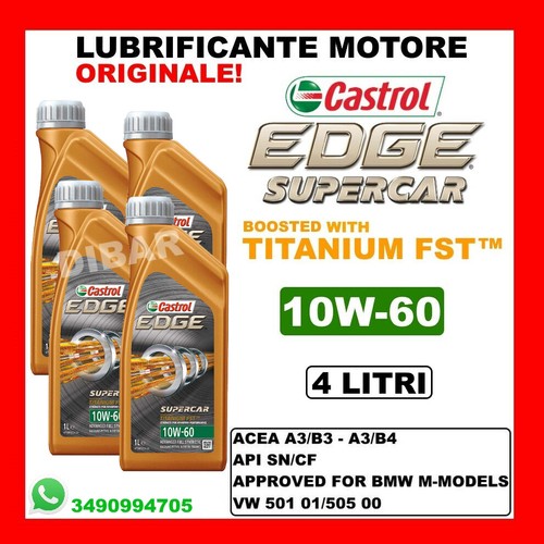 Olio castrol edge supercar - olio,