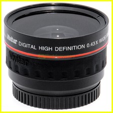 Aggiuntivo grandangolare 0.43x Vivitar HD wide conversion lens vite 37mm