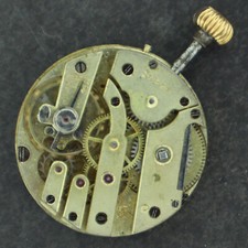 Antico movimento orologio da tasca manuale 27 mm non firmato Vacheron Constantin 15 Jewel