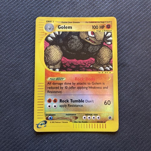 Carte pokemon golem 165 - pokemon,