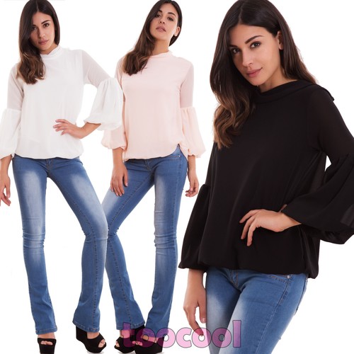 Maglia donna maglietta maniche