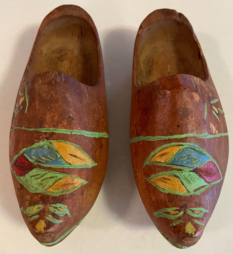 Scarpe antiche legno - scarpe,