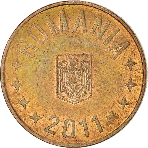 931687 moneta romania 5 - moneta,, romania,