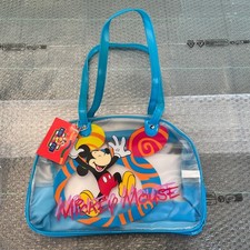 Walt Disney Mickey Mouse Beach Bag  borsa in plastica anni 90 nuova topolino*14