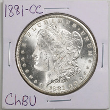 1881-CC Morgan Dollar FDC non circolata Zecca Stato 90% Argento $1 US Coin