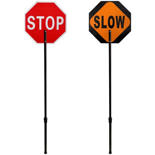 Insegna stop slow - insegna, paddle