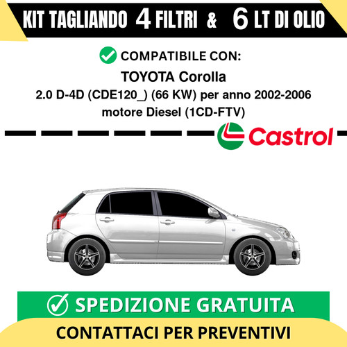 Tagliando per toyota corolla - toyota,