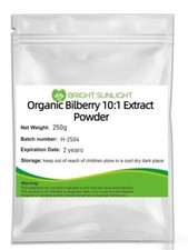 Estratto di Mirtillo Biologico 10:1 in Polvere 250g