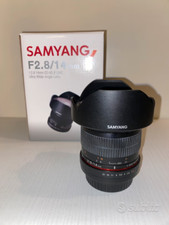 Obiettivo Samyang 14 mm f2.4 Canon 