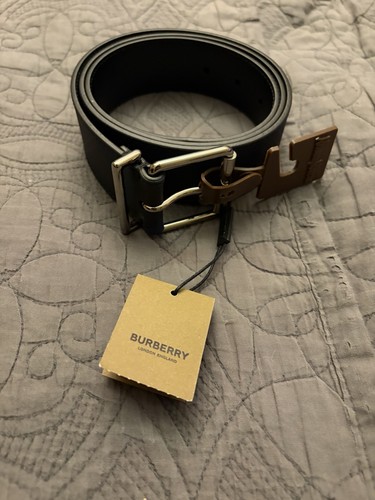 Cintura nera modello burberry - modello,