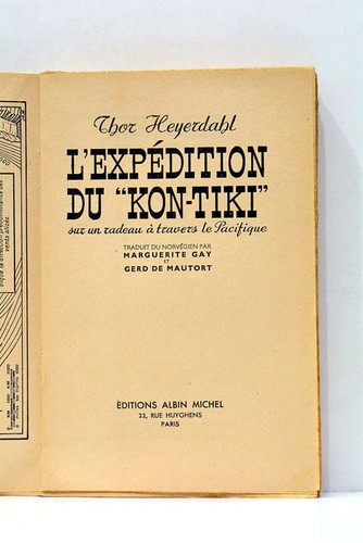 Expédtion kon tiki - l'expédtion, du