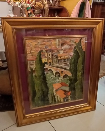 Grande quadro olio - tela, 50