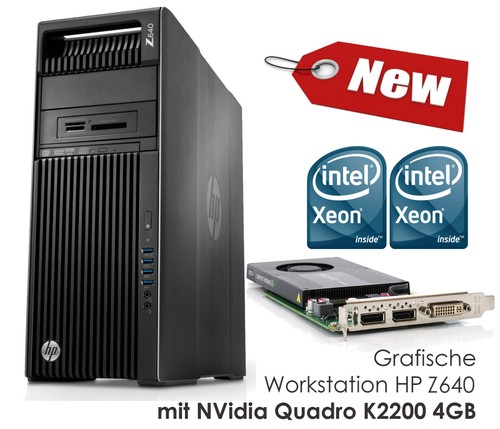 Z640 workstation dual xeon - hp,