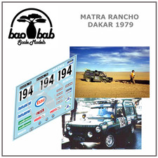 Decals 1/43 Talbot Matra