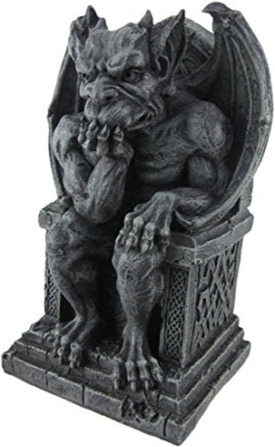 Pensatore statua gargoyle - pensatore,