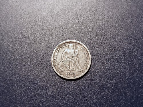 1877 seduto liberty dime - liberty,
