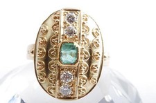 Anello in oro giallo 750 18