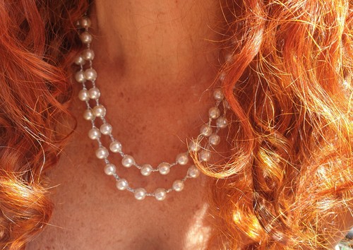 Collana donna uncinetto - 💎,