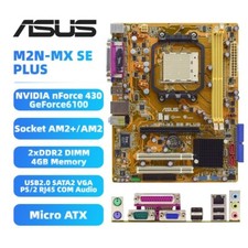 Scheda madre NVIDIA nForce 430 ASUS M2N-MX SE PLUS AM2+ DDR2 per Sempron Athlon
