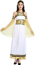 Costume Araba Musulmana Odalisca Principessa per Donna Carnevale Bianco L.260