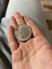 USA 1 Dollaro Argento 1921 Peace Dollar - Alta Rilievo - Originale