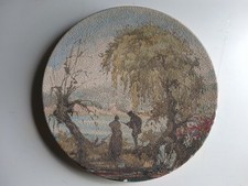 PIATTO CERAMICA DIPINTO A MANO ALBISOLA Firmato Ma Non Comprensibile Cm.35 