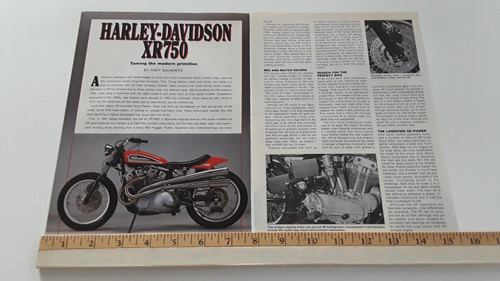 Harley davidson xr750 articolo - harley,