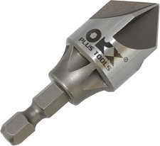 5 Flauti Metallo Sbavatura Smussatrice Punta Trapano per Pulizia Tubo/Tubo Fresa, 87 Gradi