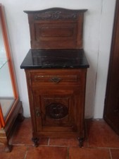 Mobile da entrata stile Liberty italiano in noce masello