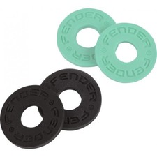 FENDER Strap Blocks 4 Pack (2 Black/2 Surf Green) - blocchi per tracolla 