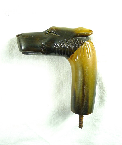 Vintage art deco corno osso - corno,