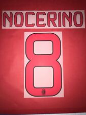 KIT NOCERINO 8 ROSSO X MAGLIA CALCIO MILAN NUOVO NEW 