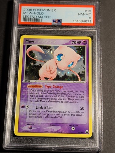 Mew 2006 pokemon ex - 10/92,