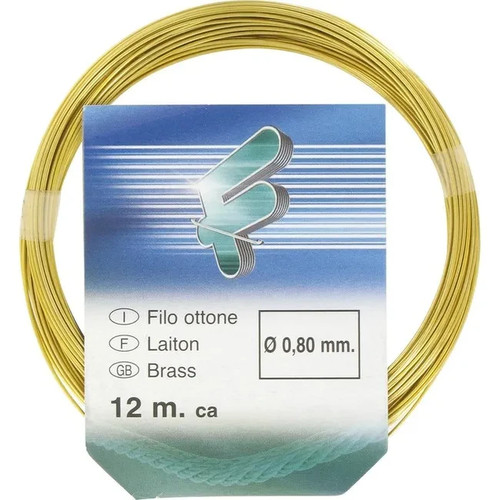Filo ottone cotto - cotto, mm