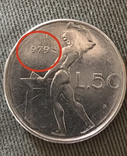 Rara vecchie lire 1979 - vecchie,