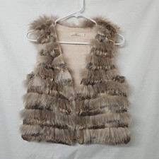 Gilet pelliccia coniglio e