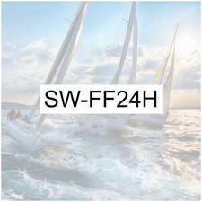 Targa Barca Nero Lucido 10cm