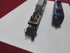 Locomotiva DB 184 con carro speciale trasporto carrozzeria loco