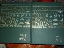 DIZIONARIO ILLUSTRATO DELLA LINGUA ITALIANA DEVOTO - OLI - VOLUME DALLA A ALLA L