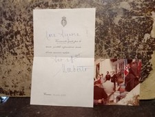 Autografo Più Foto Umberto II