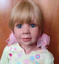 Bambola artistica " Larisa " Monika Levenig., incl. certificato