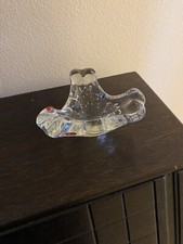 Vintage Blown Art Glass Clear